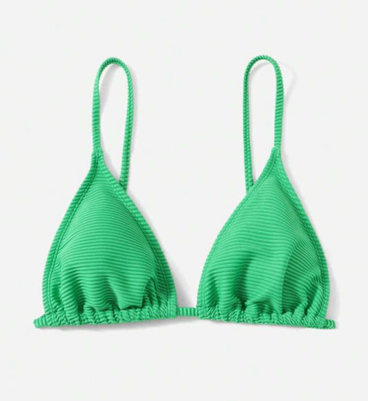 Green Strapped Triangle top!